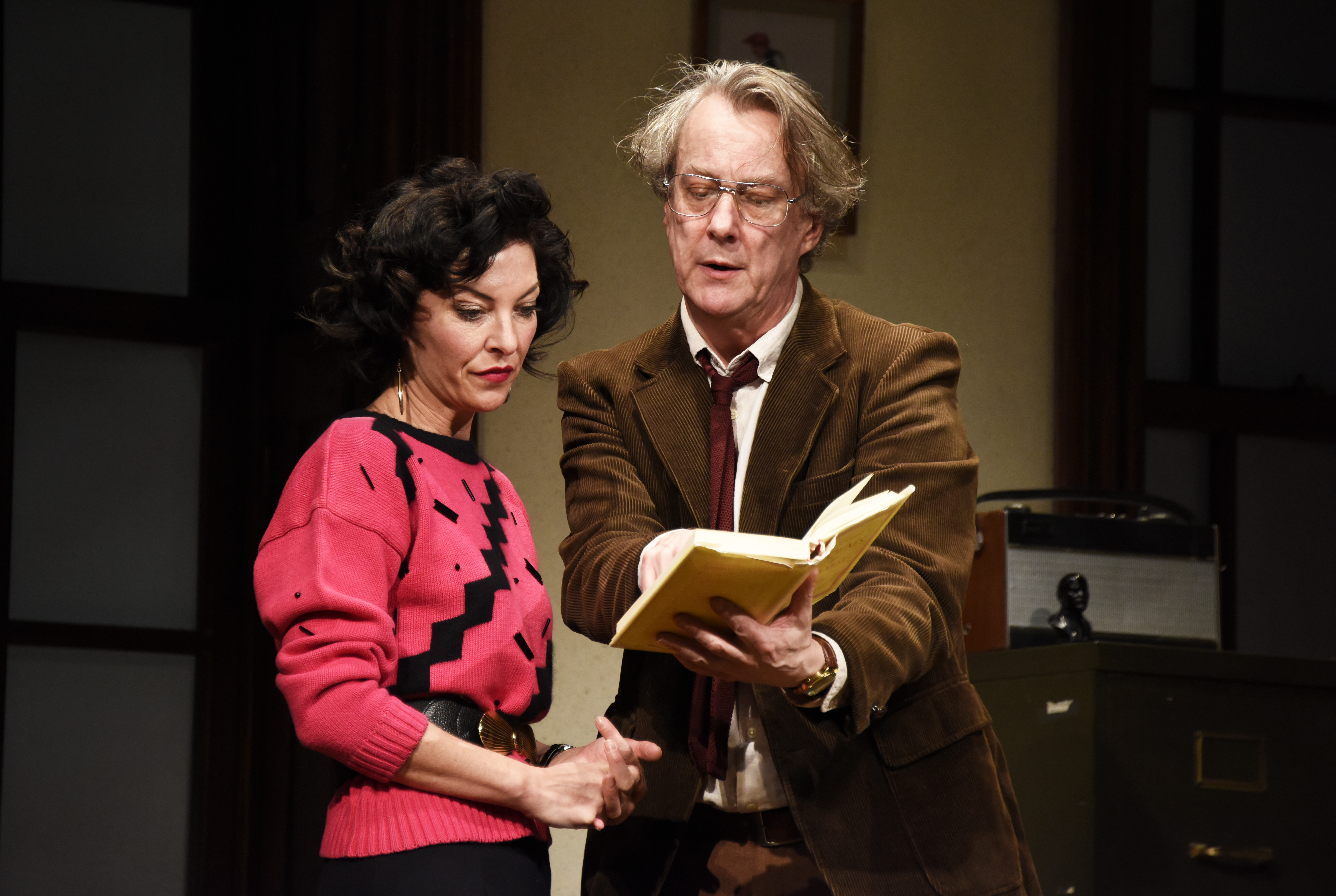 Jessica Johnson as Rita and Stephen Tompkinson as Frank in Educating Rita